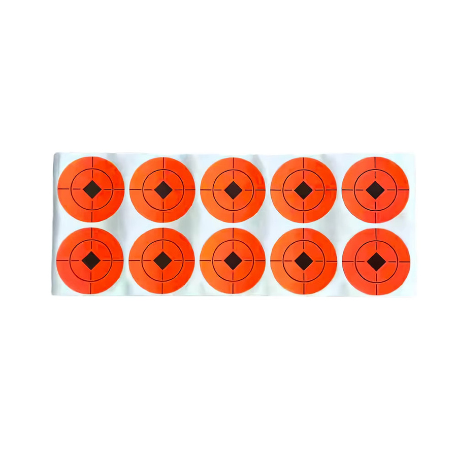 250er-Pack selbstklebende Zielaufkleber in Orange für Schießübungen - Bild 2