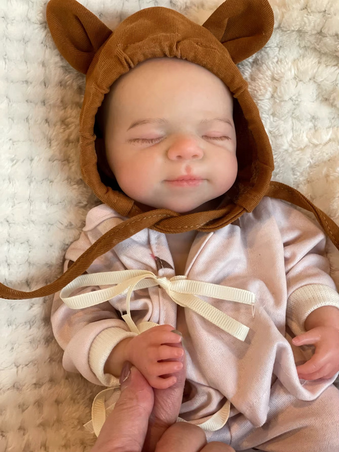 Aizwa Pascale Silikon Neugeborenes Baby Mädchen Puppe, Silikon, ab 0 Jahre - Bild 2