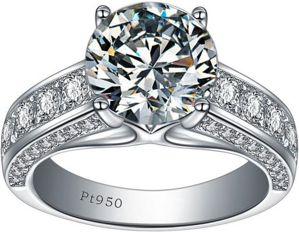 Hoyon Ring, 925 Silber, Moissanit, Herren - Bild 1