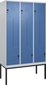 C+P Z-Spind Classic PLUS Gestell mit 6 Fächern und Sicherheits-Drehriegel, H x B x T: 212 x 120 x 50 cm - Bild 1