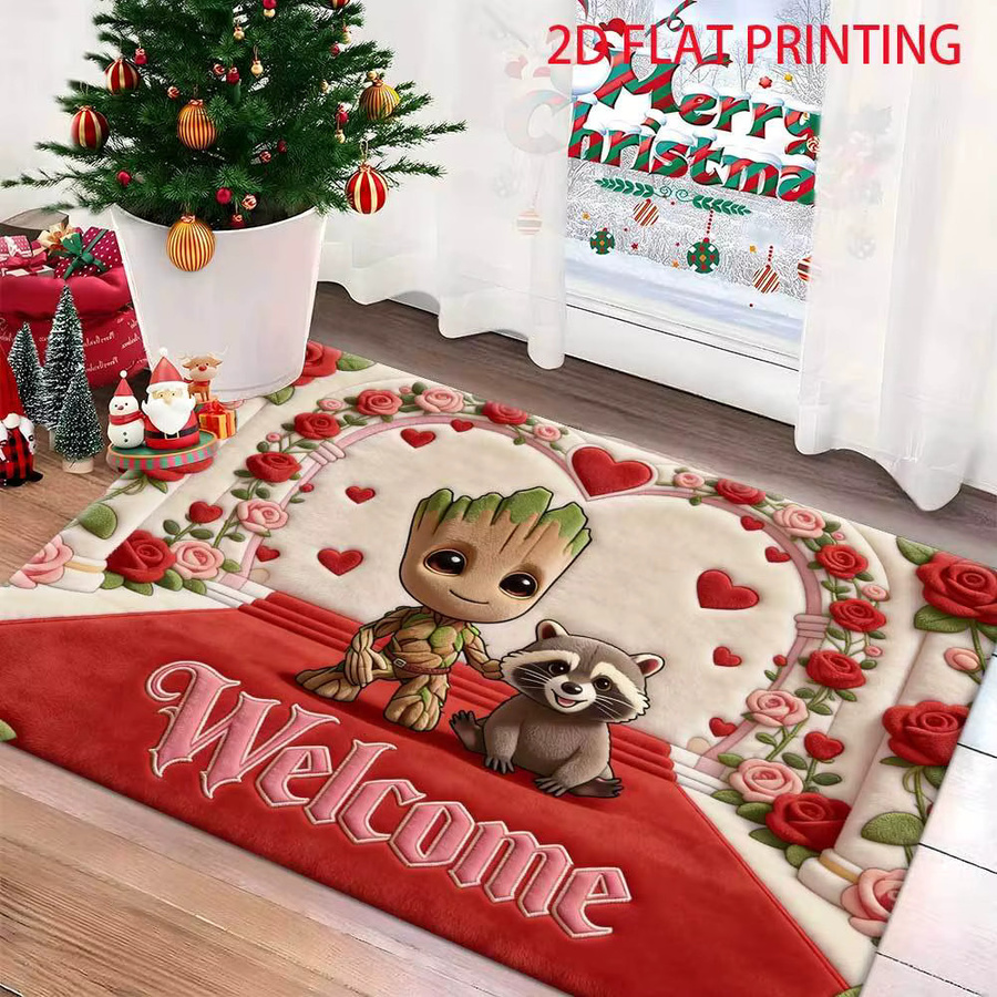 Beast Kingdom Marvel Groot Fußmatte aus Polyester, Mehrfarbig, B/T: 60 x 40 cm - Bild 4