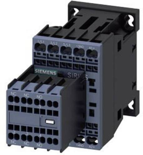 Siemens Leistungsschütz 3RT2016-2BB44 mit 3 Schließern, Farbe: Schwarz, 690 V/AC - Bild 1