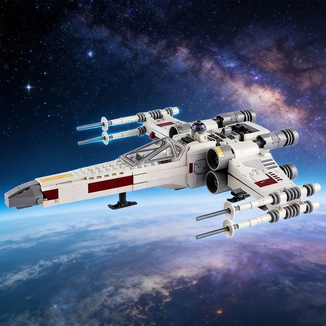 Potdemiel Star Wars X-Wing-Kämpfer, Bausatz, Weltraum, 490 Teile - Bild 1