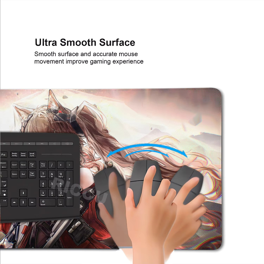 Arknights Endfield Gilberta XXL Gamer-Mauspad mit HD-Druck und rutschfester Gummibasis in Multicolour - Bild 4