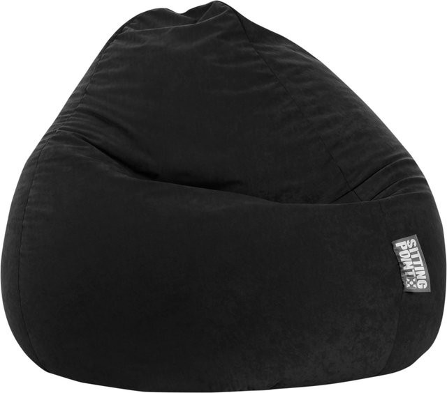 Sitting Point Sitzsack Easy 300 in Schwarz mit abnehmbarem Bezug und EPS-Perlenfüllung - Bild 1