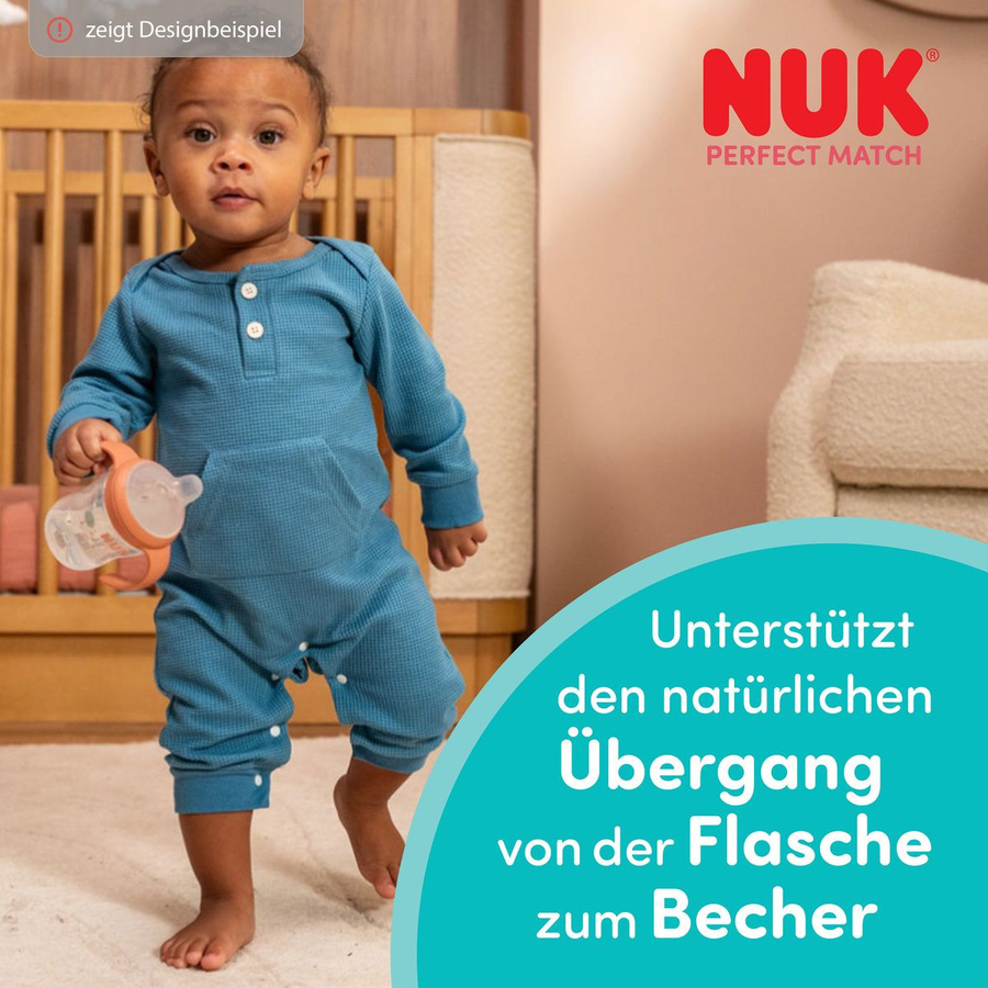 NUK Trinklernflasche First Choice Plus mit Silikon-Tülle Disney Winnie Pooh, Grün, 150 ml - Bild 2
