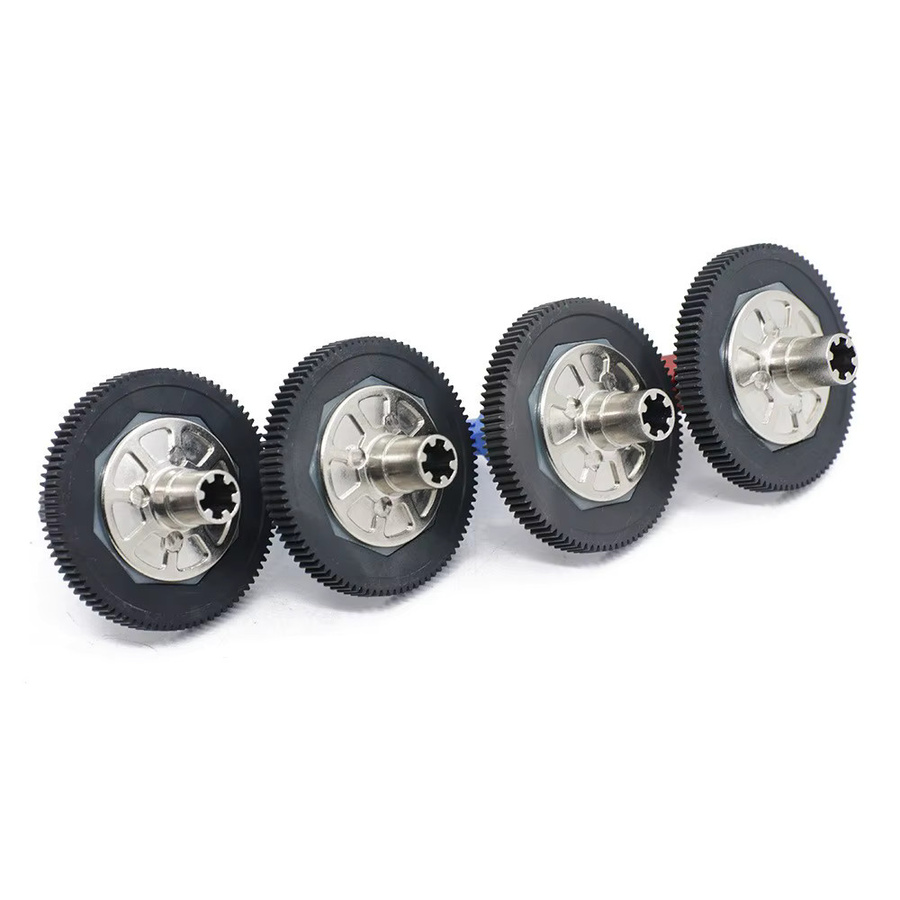 Wonder Rc Stirnrad Slipper Kupplung Getriebe Set, Metall, 1:10, Rot - Bild 2