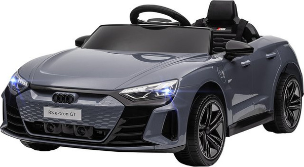 HOMCOM Kinder Elektroauto Grau mit Licht und Sound ab 3 Jahren