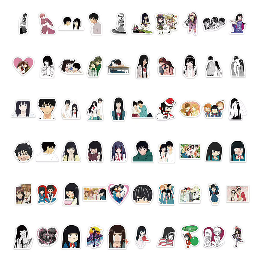 Bandai Love Anime Kimi Ni Todoke Sawako Kuronuma Cartoon-Aufkleber, 10/30/50 Stück - Bild 4