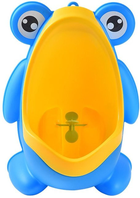 Yipinghong Wandmontiertes Urinal für Jungen und Kinder, Tragbares Baby-Trainingstöpfchen in Blau - Bild 1