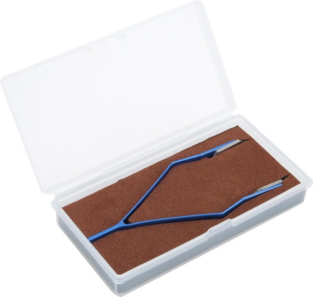 TOMTOP JMS Federsteg Pinzette, V-Form, Metall, blau, Herren - Bild 1