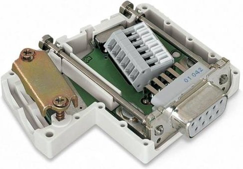 WAGO SPS-Steckverbinder 750-963 in Grau und Weiß - Bild 1
