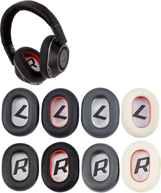 Plantronics Ersatz-Ohrpolster aus Schaumstoff mit Proteinhaut für Backbeat Pro 2 SE und Voyager 8200UC in Schwarz oder Beige - Bild 1