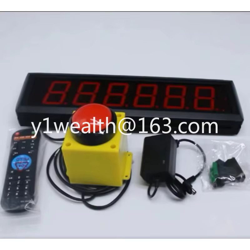 PWS Digitaler Timer, mit Drucktastensteuerung, rote LED-Anzeige - Bild 4