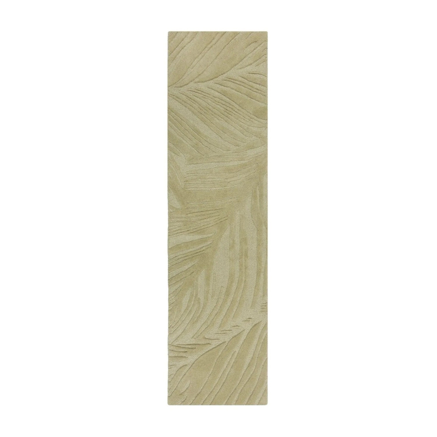 Flair Rugs Wollteppich Lino Leaf in Salbei Grün, Handgetuftet, Rechteckig, Breite: 60 cm, Länge: 230 cm - Bild 2