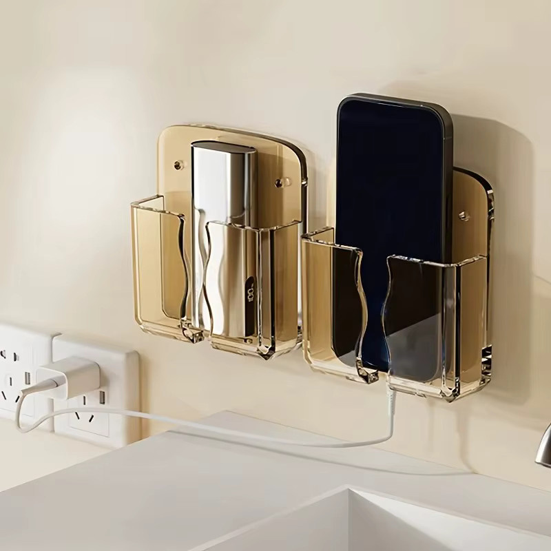 Universeller Handy Wandhalter und Organizer in Transparent für Handy und Fernbedienung - Bild 2