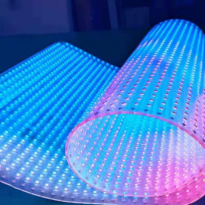 Transparenter LED-Film für Innenräume zur kommerziellen Werbung als Glas-montierte Anzeige (P4 P6 P8 P10) - Bild 2