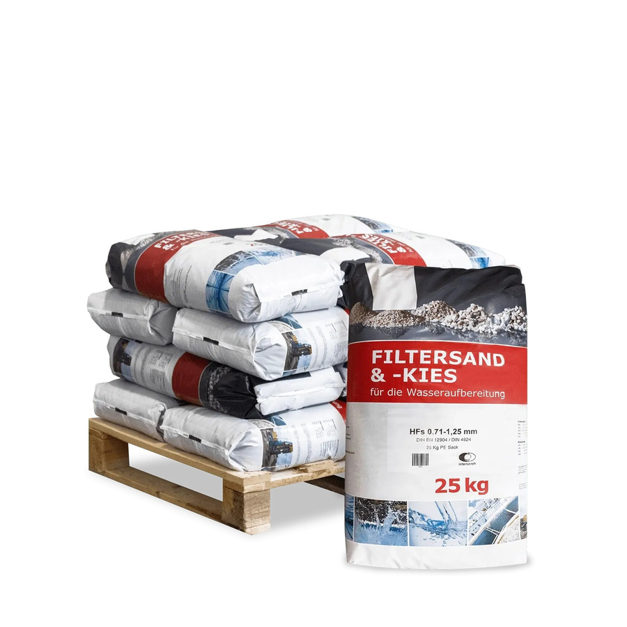 Wolff & Müller Quarzsand für Sandfilteranlagen, 300 kg (12 x 25 kg) - Bild 2