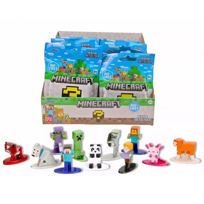 Jada Minecraft Nano Metalfigs Steve Mystery Blind Bag, Einzelfigur, Metall - Bild 2