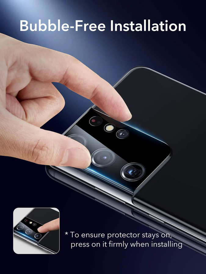 4 Stück 3D-Kameraobjektiv-Schutzabdeckung für Samsung Galaxy S26 S25 S24 S23 S22 S21 S20 Ultra Plus FE Schutzfolie aus Handyglas - Bild 5