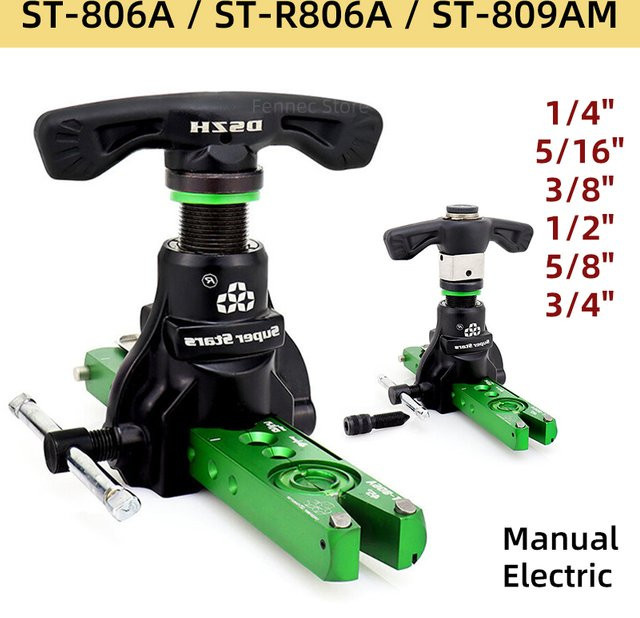 FENNEC Dual-zweck Expander ST-809AM ST-R806A für Kupferrohr-Wartung mit Ratsche und Taschenlampe aus Messing - Bild 1