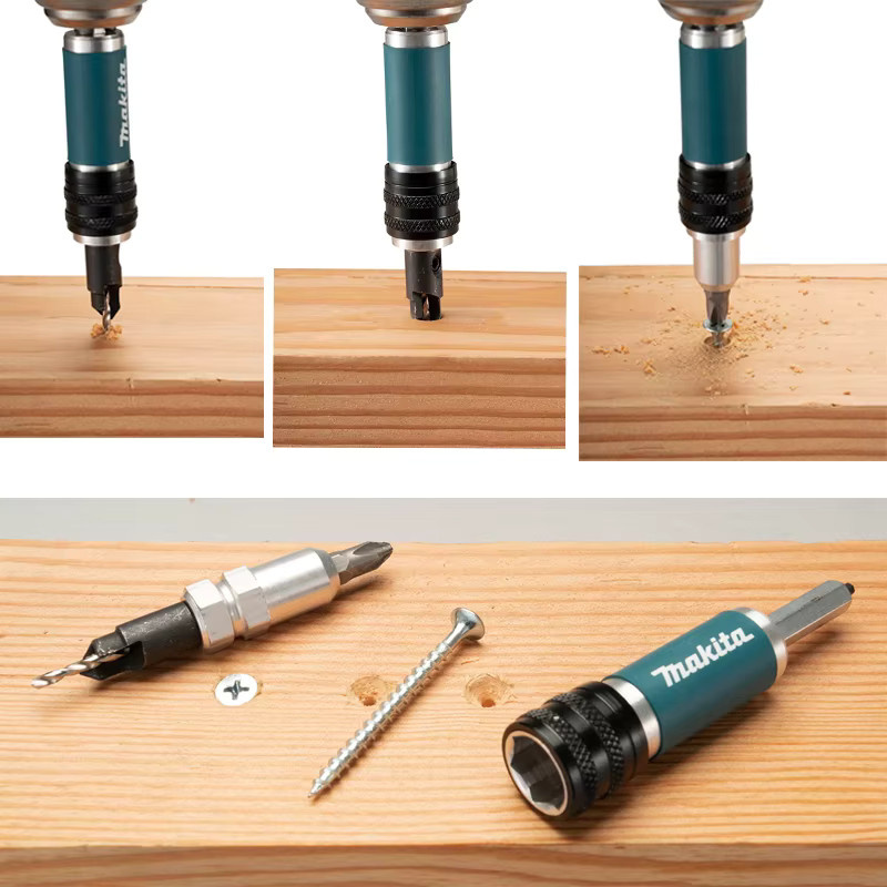 Makita Multifunktionales 10-Gauge Bohrer und Senker Set mit Antriebsbit für Holzbearbeitung - Bild 4