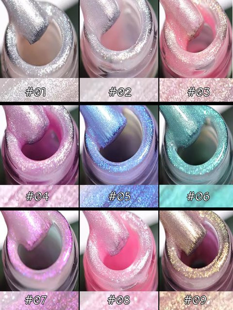 MIANEL Summer Dreamy Nagellack, Perlglanz-Glitzer-Gel, 12 ml - Bild 1