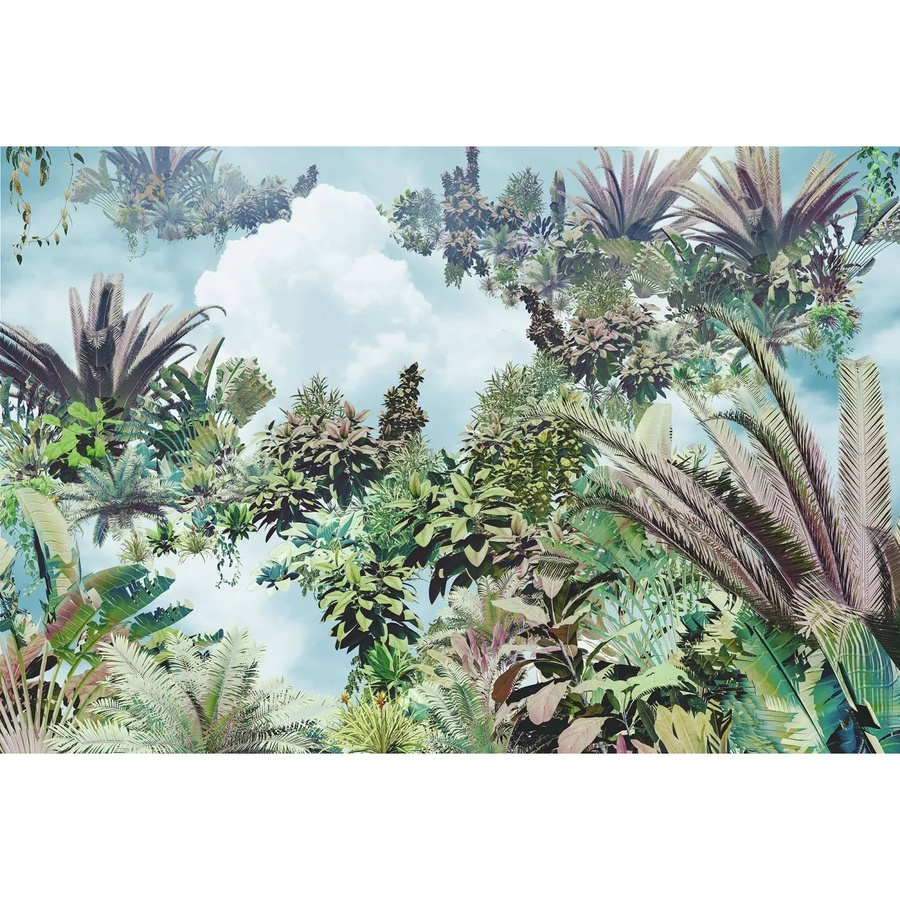 Komar Fototapete Tropical Heaven in Grün und Blau, B: 368 cm, H: 248 cm - Bild 2