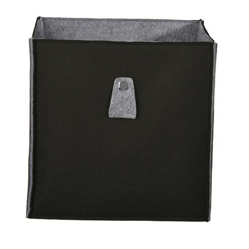 PHOENIX Filzbox Atlanta in Anthrazit Grau, B/T/H: 34 x 34 x 34 cm - Bild 2