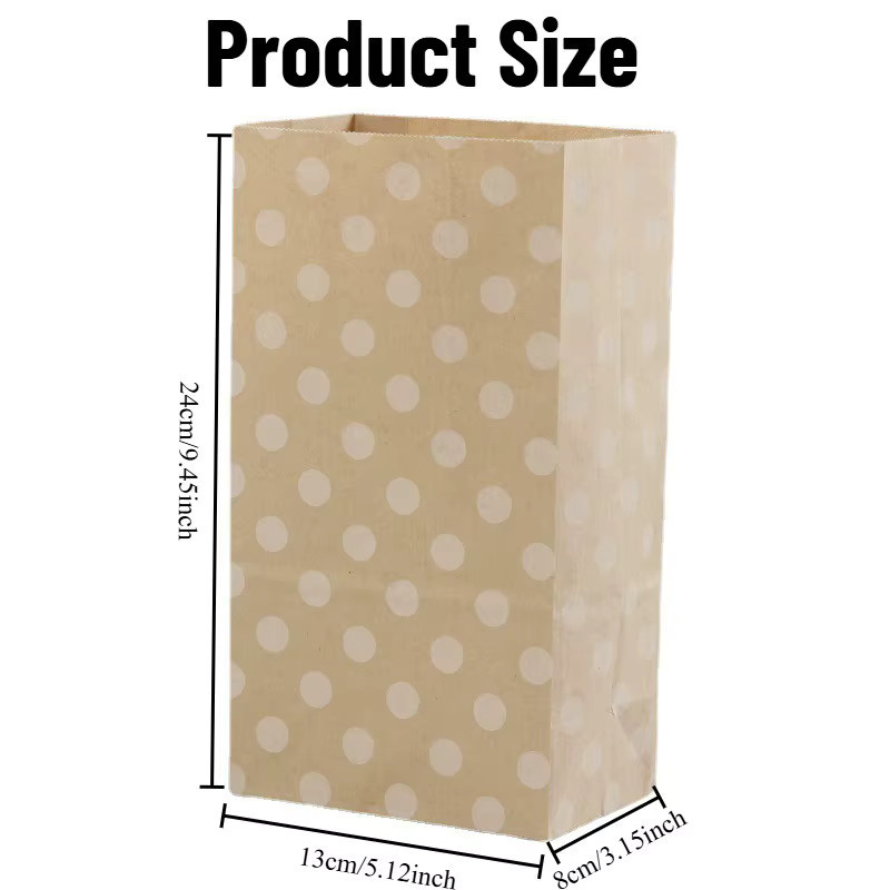 Geschenktüten aus Kraftpapier in Mehrfarben für Hochzeiten, Weihnachten und Lebensmittelverpackungen - Bild 2