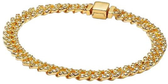 Armband Herzdesign, 925 Silber, Zirkonia, 17 cm, Unisex - Bild 1