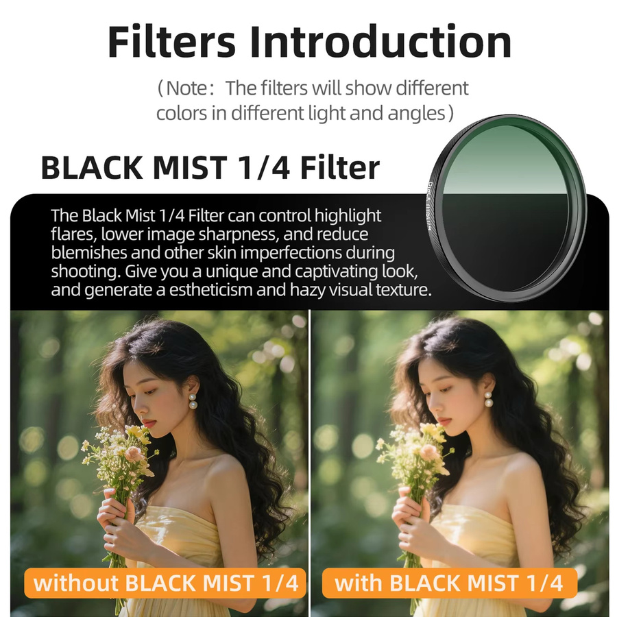 DJI Objektivfilter-Set für Osmo Action 6 mit UV, CPL und ND Filtern aus optischem Glas - Bild 3