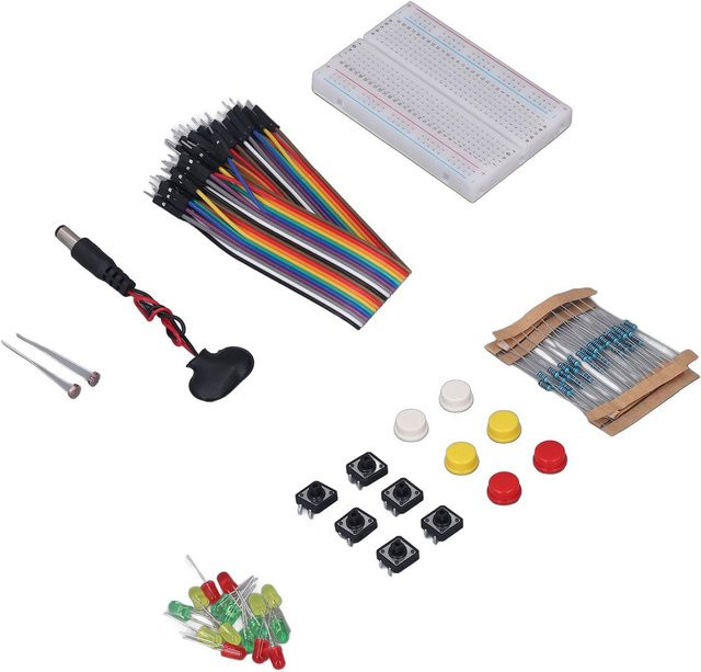 Elektronikbausatz Starter Fun Sortiment Entwicklungsbaustein mit 400 Loch Steckplatine in Multicolor - Bild 1