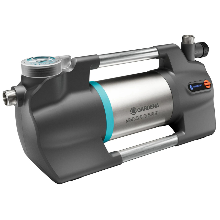 Gardena Gartenpumpe 6300 SilentComfort in Grau mit 6300 l/h und 49 m Förderhöhe - Bild 2