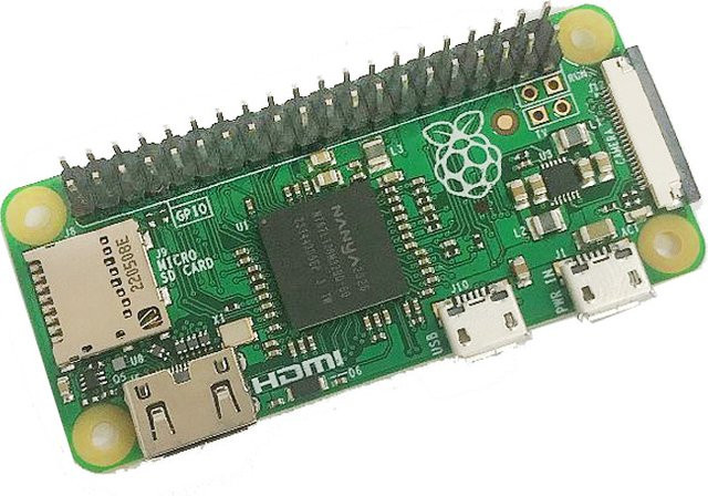 Raspberry Pi Zero in Grün mit Lot - Bild 1