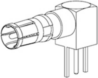 Molex 173112-0194 Koaxial-Buchsenkontakt mit Goldbeschichtung - Bild 1