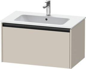 Duravit Waschtischunterschrank Ketho.2 in Tau matt mit einem Auszug, wandhängend, B: 81 cm, T: 48 cm, H: 44 cm - Bild 1