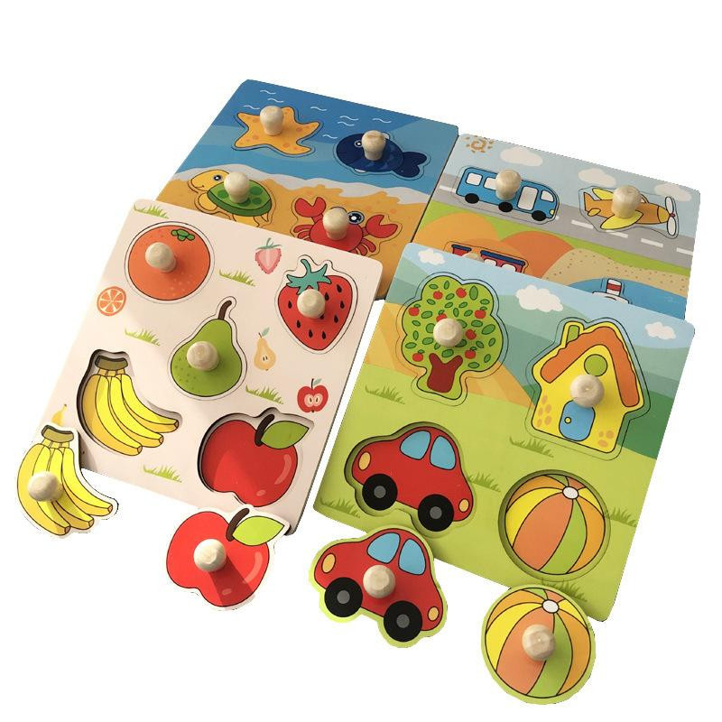 Linyi toy Holzpuzzle Bunt / Mehrfarbig ab 3 Jahren - Bild 1