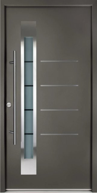 Splendoor Thermospace Haustür Berlin Prime in Anthrazit mit Glaseinsatz, modern, B/H: 110 x 210 cm - Bild 1