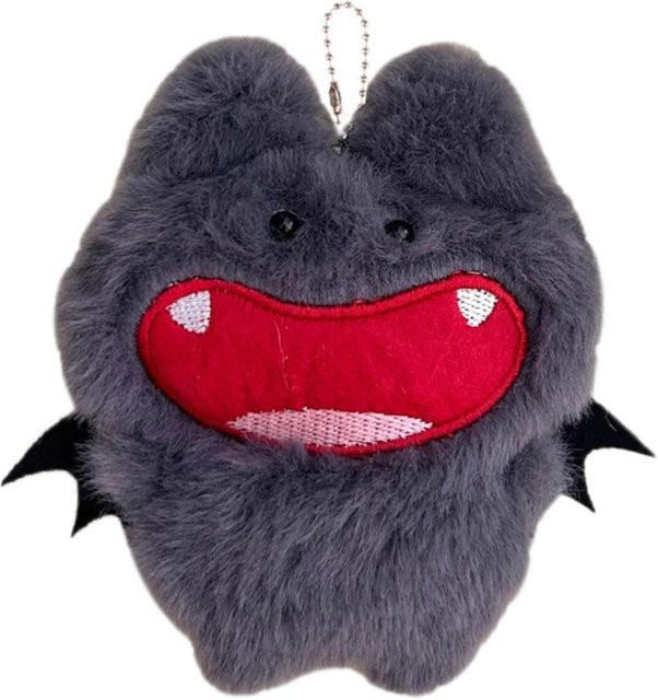 Schlüsselanhänger Plüschfledermaus, 10 cm, Unisex - Bild 1
