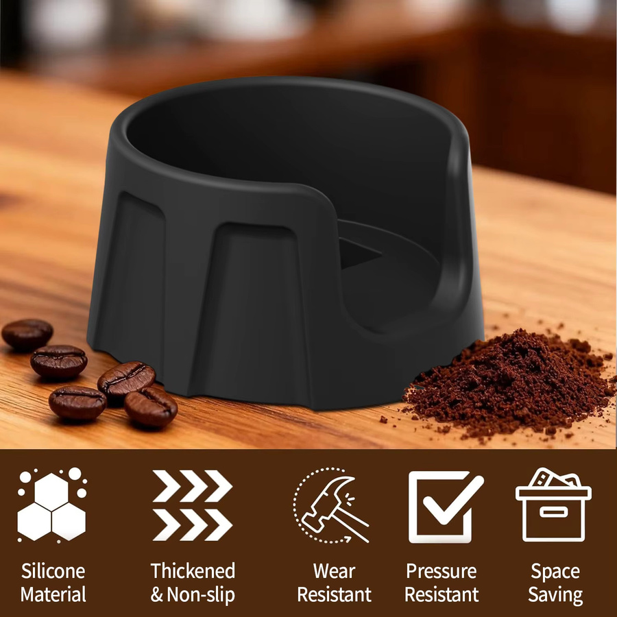 OANKR Siebträgerhalter und Espresso-Tampingstation kompatibel mit Ninja Espressomaschinen und Ninja Luxe Kaffeemaschinen in Schwarz oder Grau - Bild 2