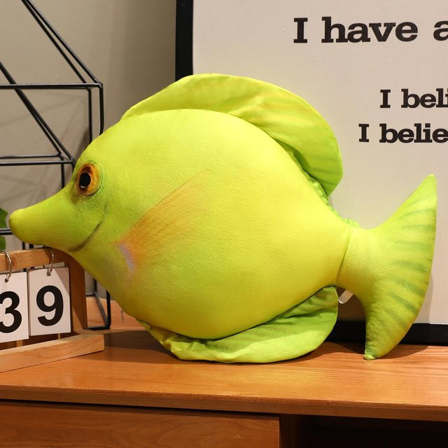 Yiran toy Gelber Doktorfisch Severum Diskusfisch, Plüschtier, 50cm, ab 14 Jahren - Bild 1