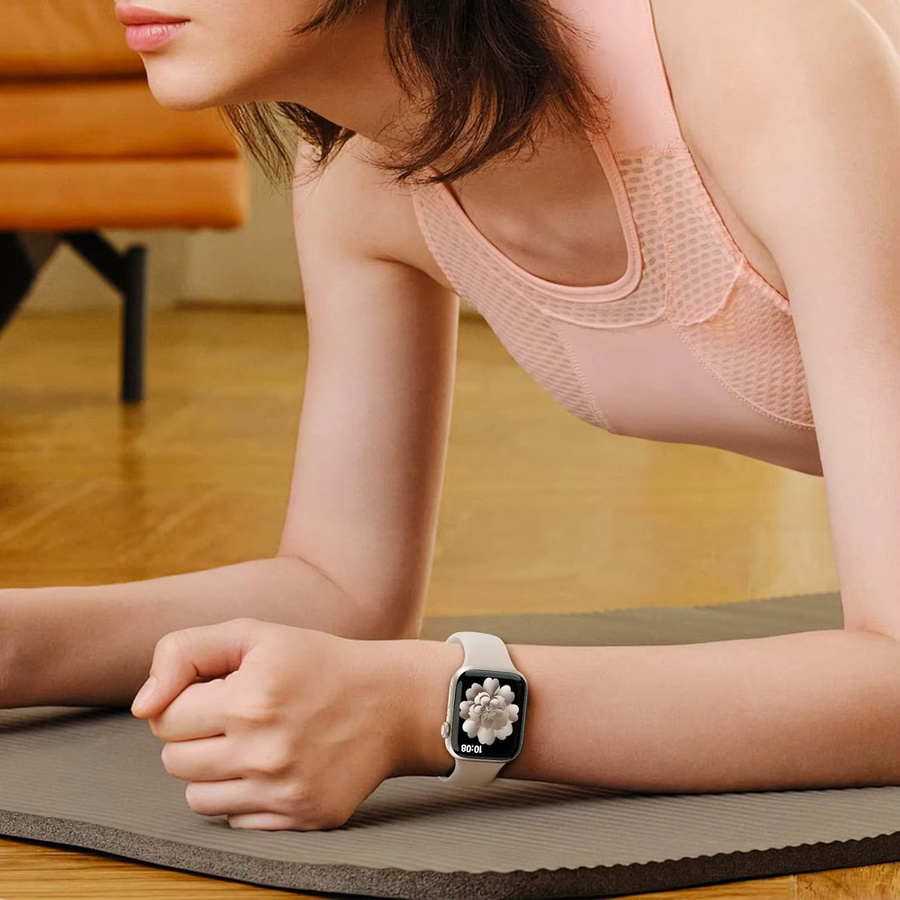RWBANDS Uhrenarmband Silikon, Weiß, Unisex - Bild 1