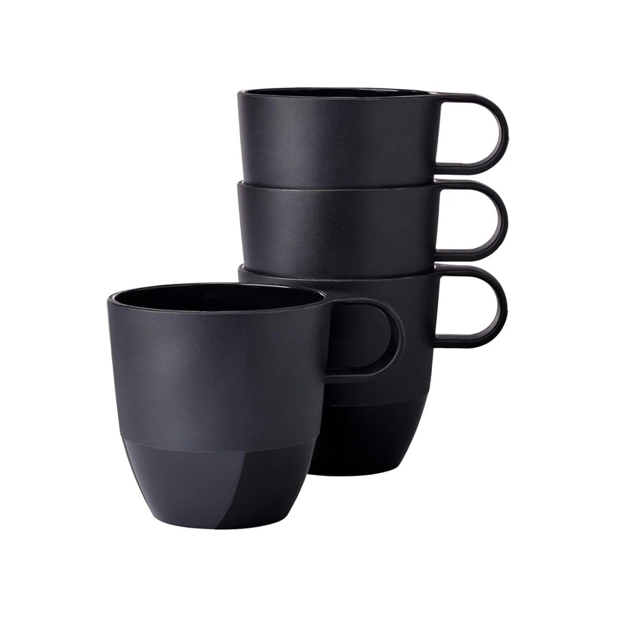 Mepal Silueta Henkelbecher 4er Set Nordic Black 300 ml - Bild 2