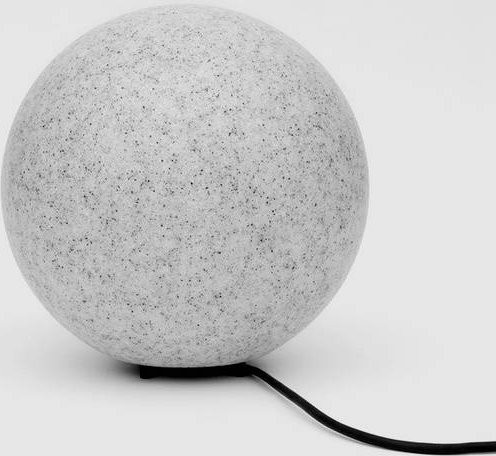 MegaLight D2523 SHINING STONE 25 Außen-Dekobeleuchtung in Stein-Optik, Grau-Weiß, E27 mit Bodenspike - Bild 1