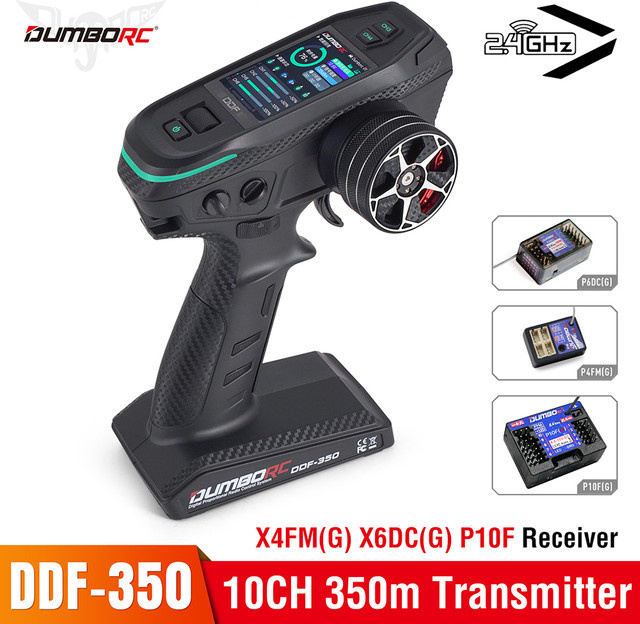 DUMBORC DDF-350 Sender mit Empfänger, 2,4G 10CH Digital Radio Fernbedienung - Bild 1
