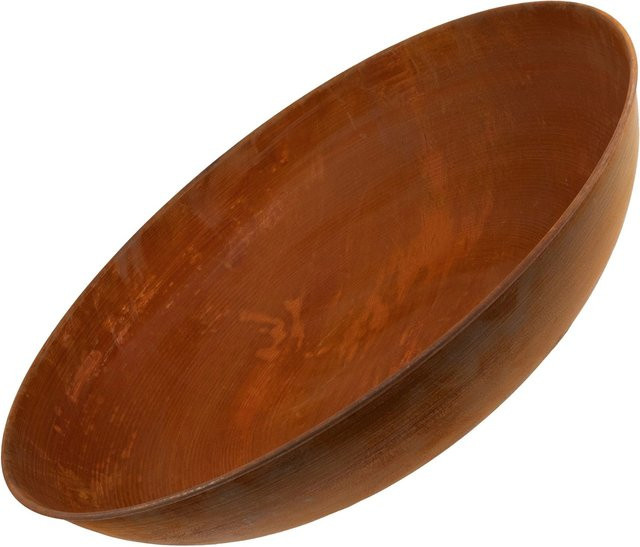 Rostikal Pflanzschale aus Cortenstahl in Braun mit echter Edelrost Patina Durchmesser: 53 cm - Bild 1