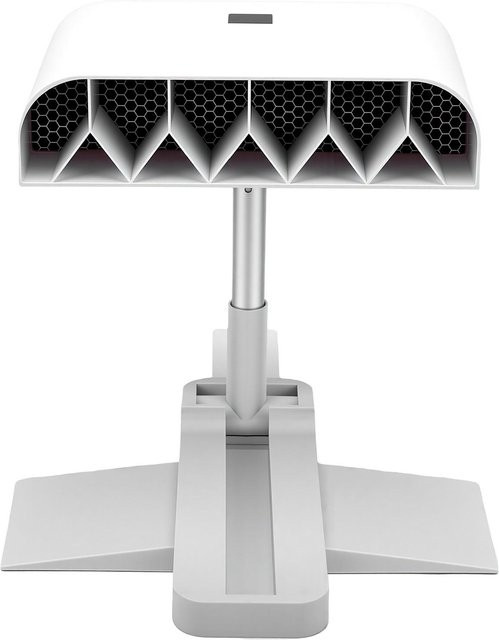 GoolRC Bettunterdecke Ventilator mit 5 Geschwindigkeitsstufen, wiederaufladbar und Fernbedienung, Schwarz - Bild 1
