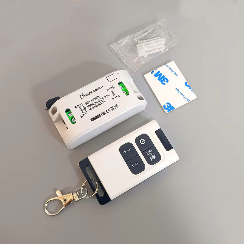 SLMPLEFUN Drahtlose RF 433 MHz Fernbedienung und Mini-Empfänger Set zur LED Helligkeitseinstellung und Dimmung für DC 5 V bis 72 V - Bild 6
