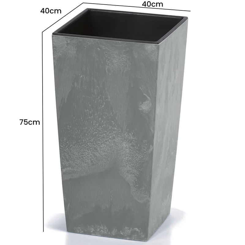 Deuba Blumentopf in Betonoptik Grau mit 91 l Volumen - Bild 4